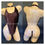 Thumbnail: Sexy Bodysuit - Velvet Invisible Bodysuit & Choker - Chocolate