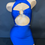 Thumbnail: Blue Rhinestone Ring Sexy Mini Dress