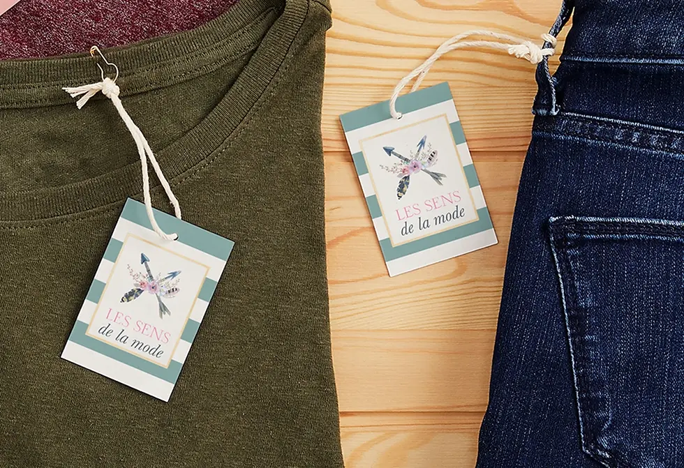 Miniatura: Etichetta rettangolare - 5 x 9