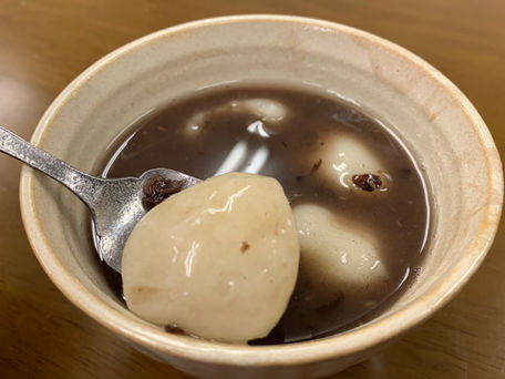 喫茶部 月１のお菓子作り   第２弾 白玉入ぜんざい　2019/1/22