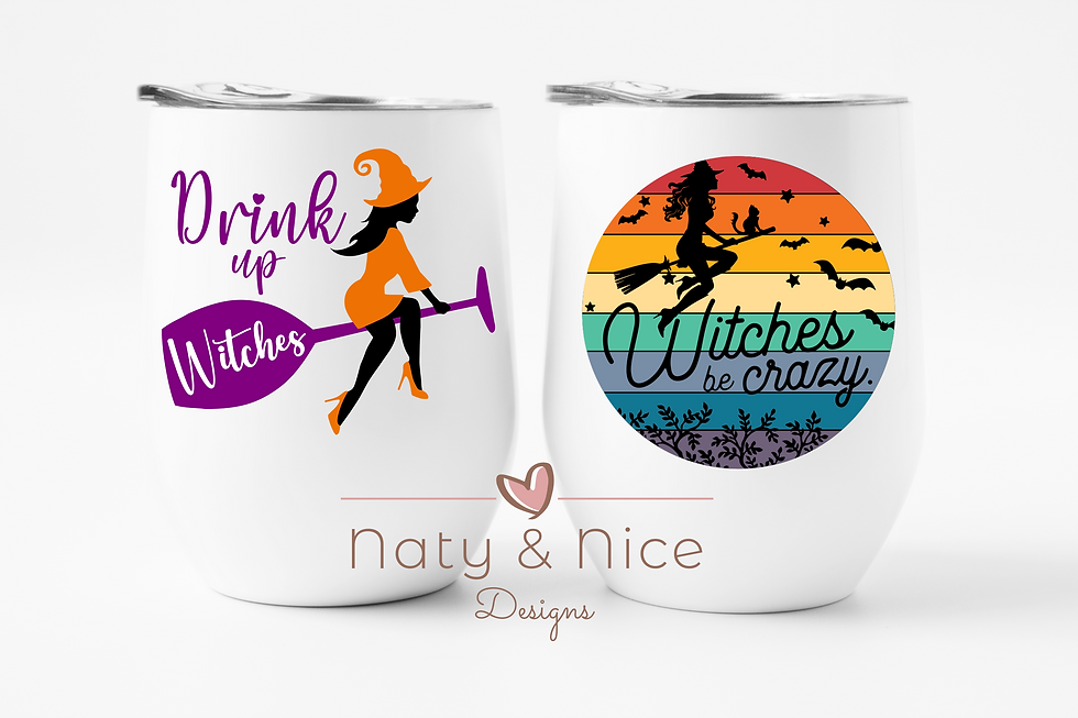 Thumbnail: Halloween Wine Tumblers