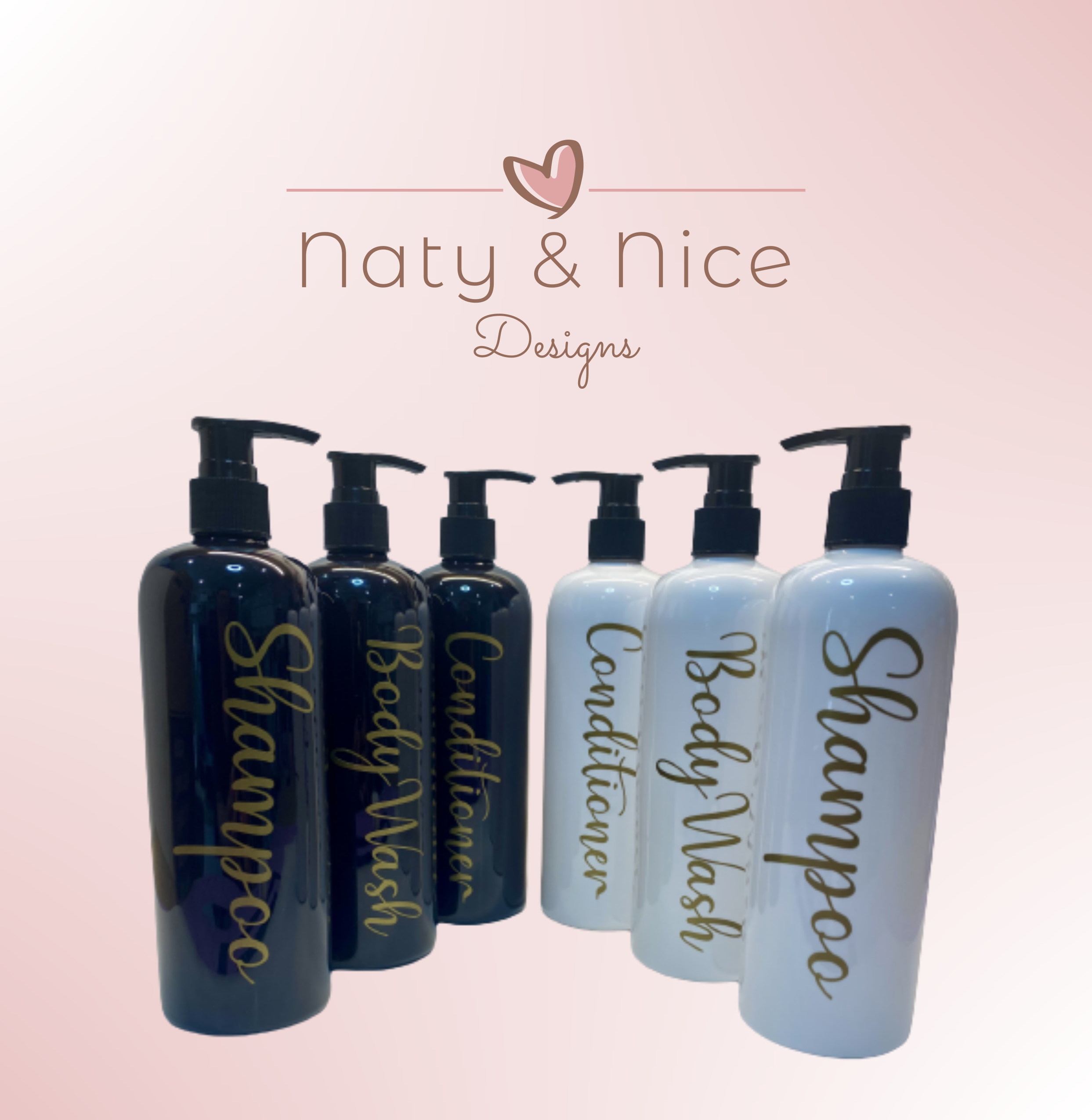 3 Piece Set Bathroom Bottles