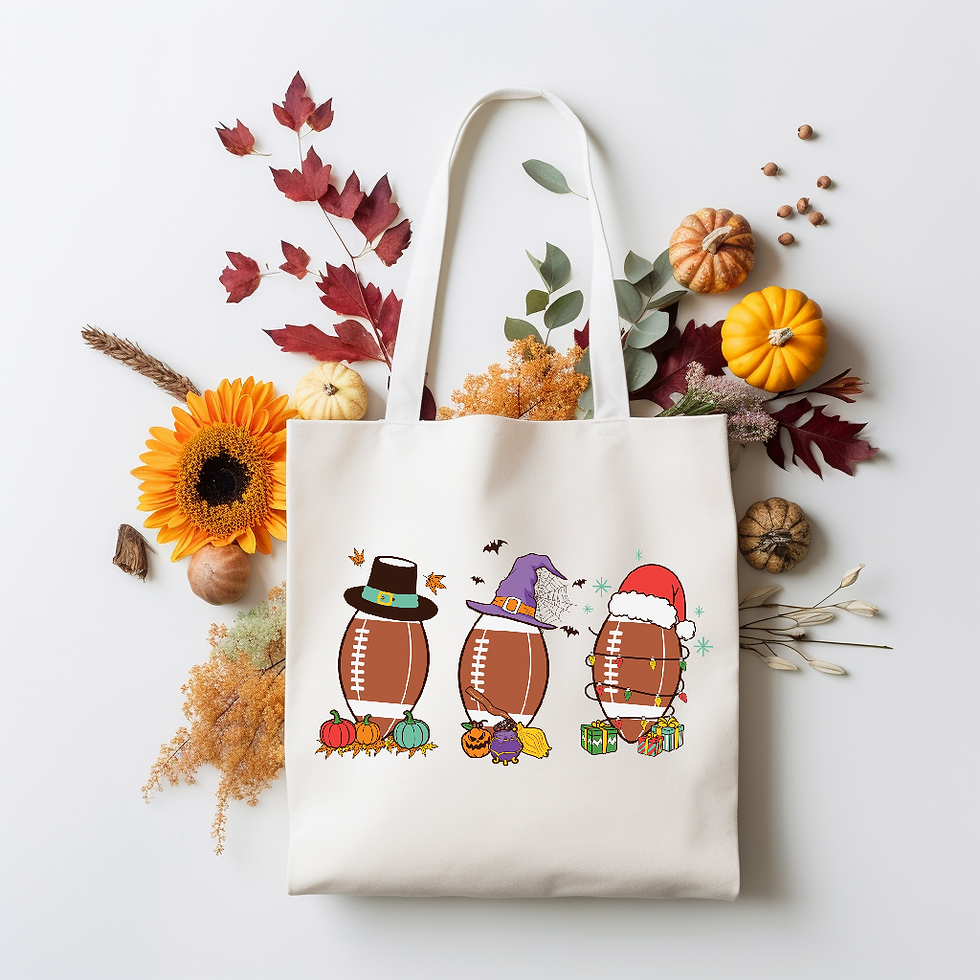 Thumbnail: ThanksHalloMas Tote Bags