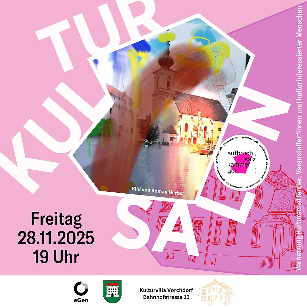 Offener Kultursalon - Stammtisch in der Kulturvilla - Freitag 28.11.25