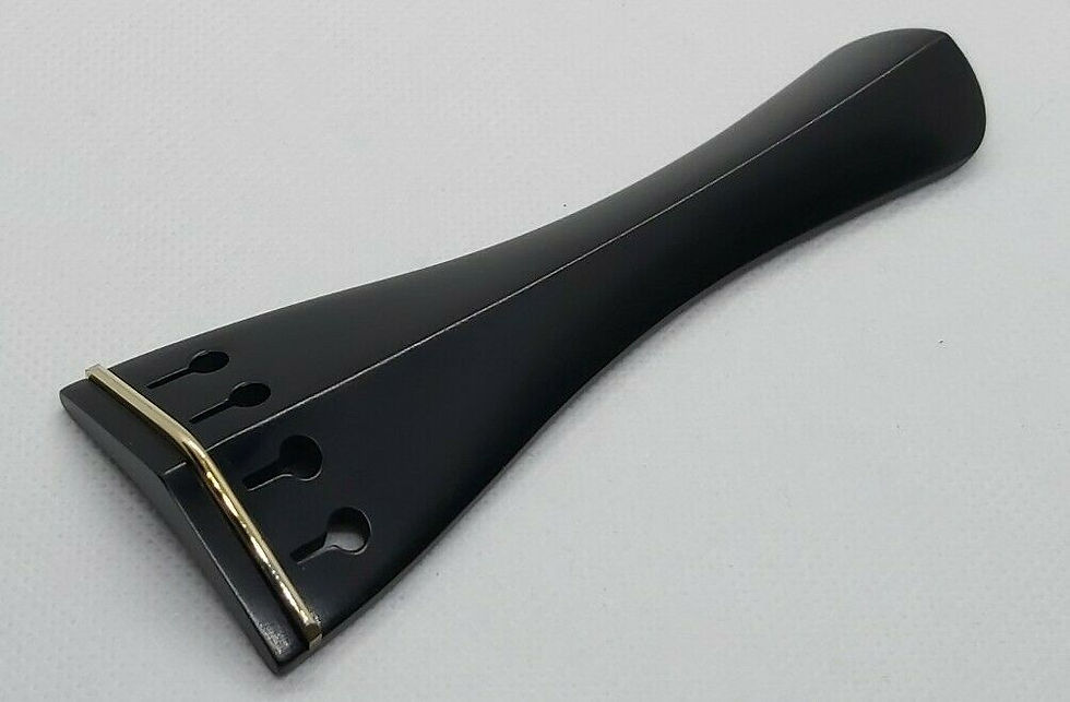 Miniatura: CORDIERA VIOLONCELLO 4/4 EBANO PRIMA SCELTA MODELLO HILL DECORO ORO 226 mm