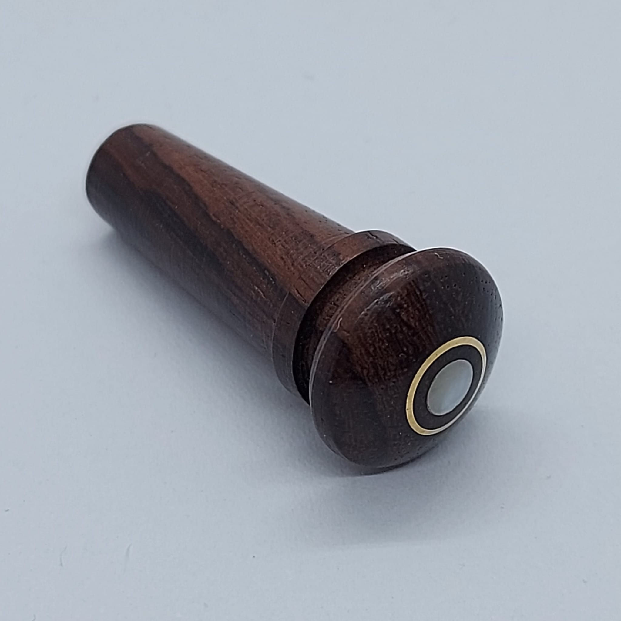 BOTTONE CORDIERA VIOLINO VIOLA PALISSANDRO INDIANO STANDARD CON OCCHIO PARIGINO