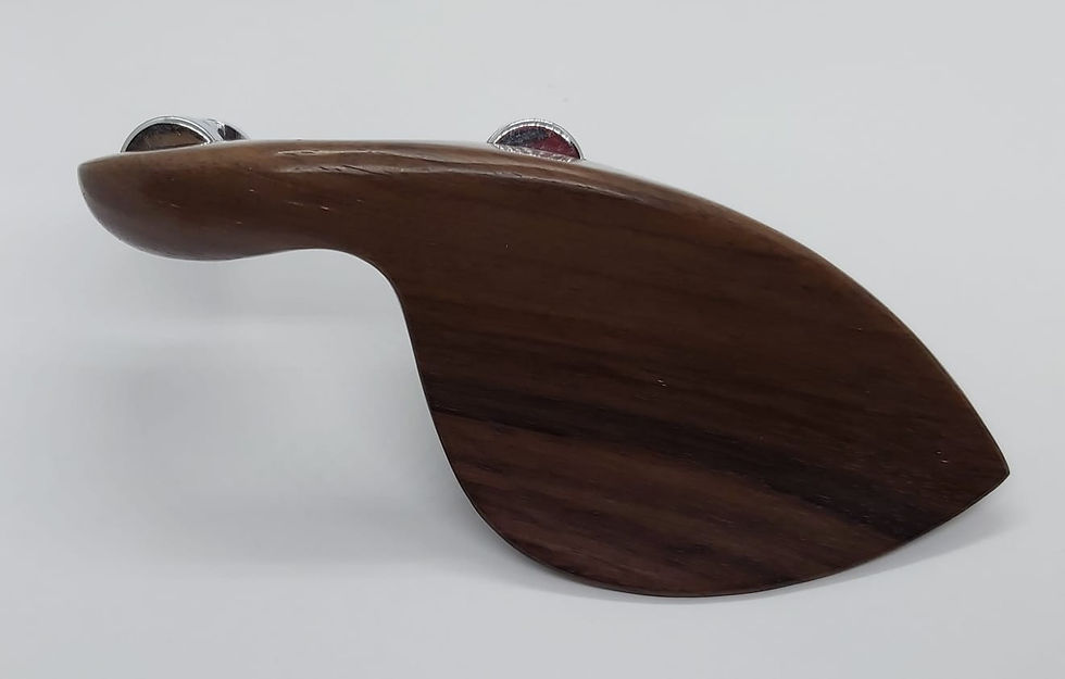 Miniatura: MENTONIERA VIOLINO 4/4 PALISSANDRO GUARNIERI LEGGERA MECCANICA BRACCI CROMATI