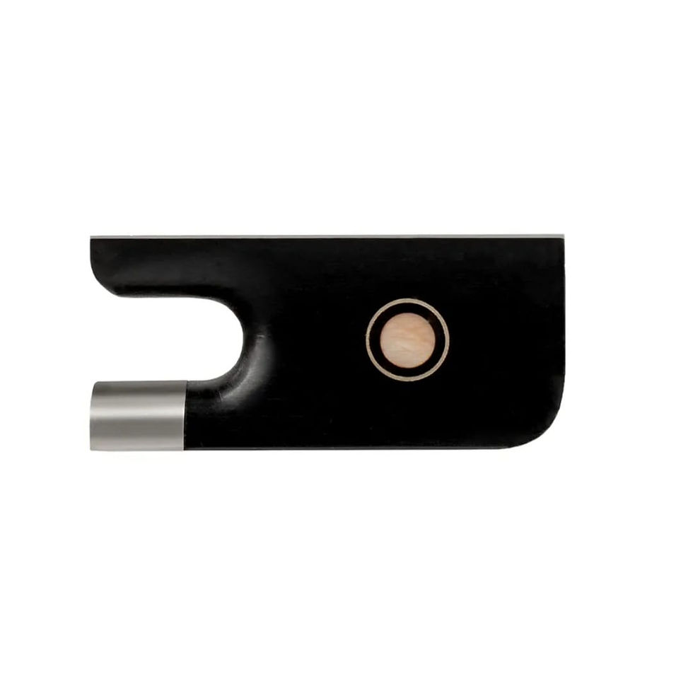 Miniatura: NASETTO PER ARCHETTO VIOLONCELLO IN EBANO CON OCCHIO IN MADREPERLA CON VITE