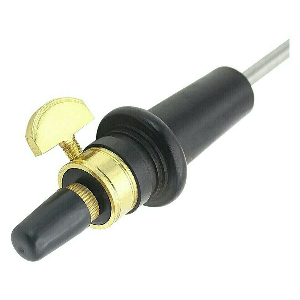 Miniatura: PUNTALE VIOLONCELLO 3/4-4/4 ACCIAIO OTTONE REGOLABILE NERO SUPER STOP