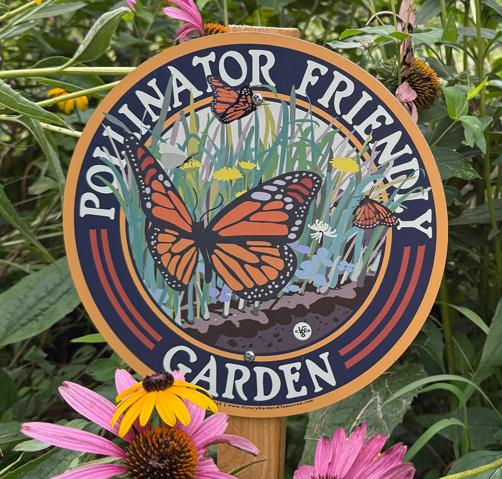 Thumbnail: Butterfly Pollinator Friendly Garden Sign