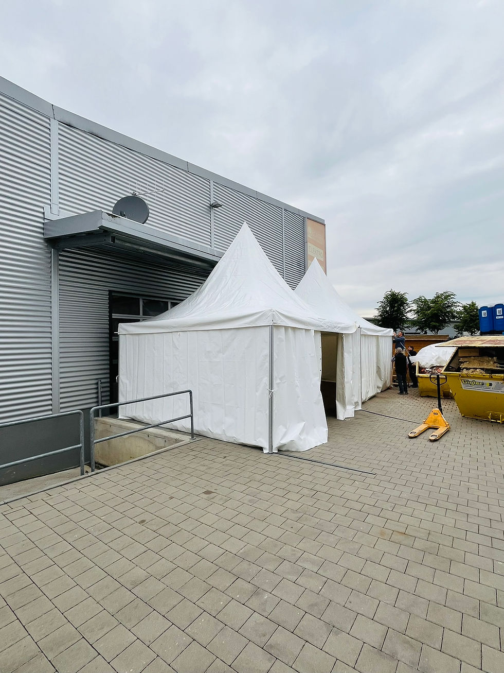 Miniaturbild: Zelt Pagode für Lager und Veranstaltung