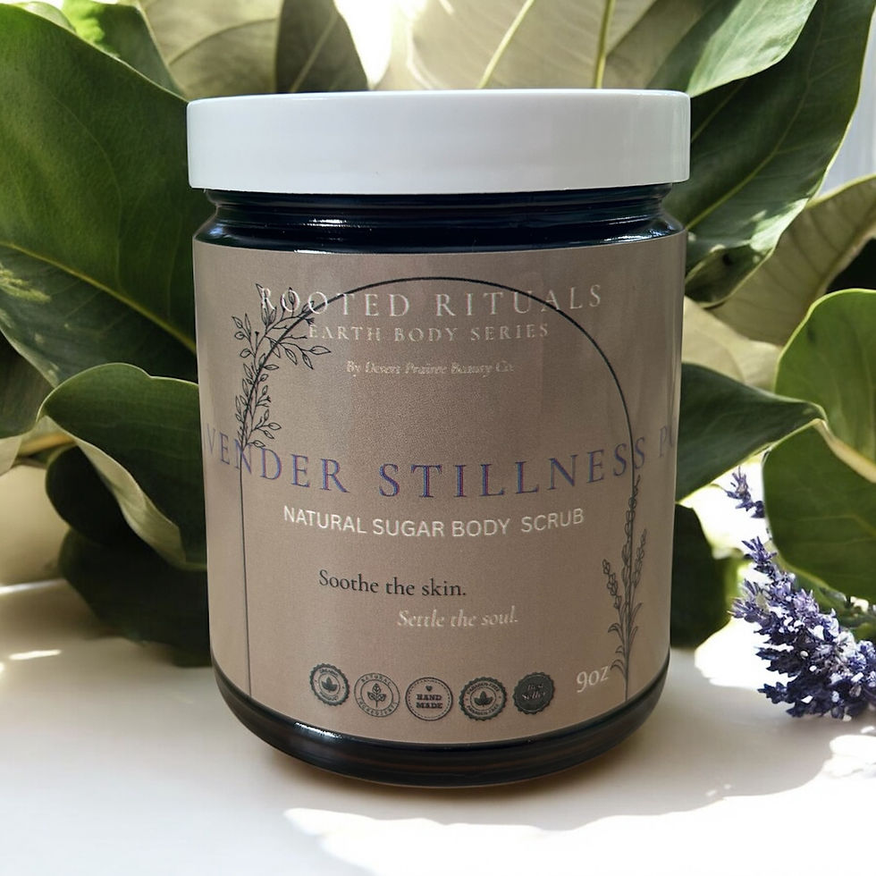 Lavender Stillness Polish - Natural Sugar Body Scrub