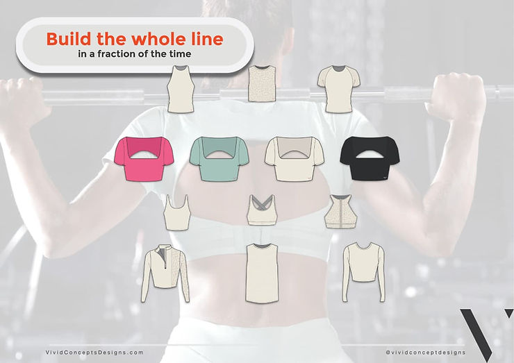comparison of overdesigned vs refined activewear garment