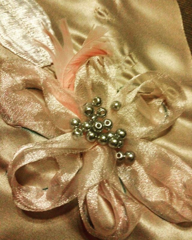 Relaxing time. Creating new beautiful things