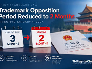 China Trademark Registration Gets Faster in 2027: What the Two-Month Opposition Period Means for Businesses