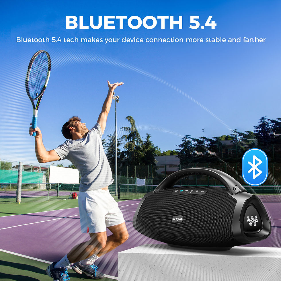 Thumbnail: W-KING X20 200W RMS Portable Bluetooth Speakers, Massive Bass Party Boombox IPX7