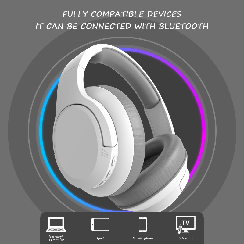 Thumbnail: LDON Wireless Headphones Bluetooth 5.3 Hi-Res Audio Over Ear Headset Earphones