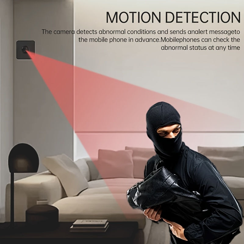 Thumbnail: 4 Pack Mini WiFi Security Camera, 1080P Wireless Small Surveillance Camera with 