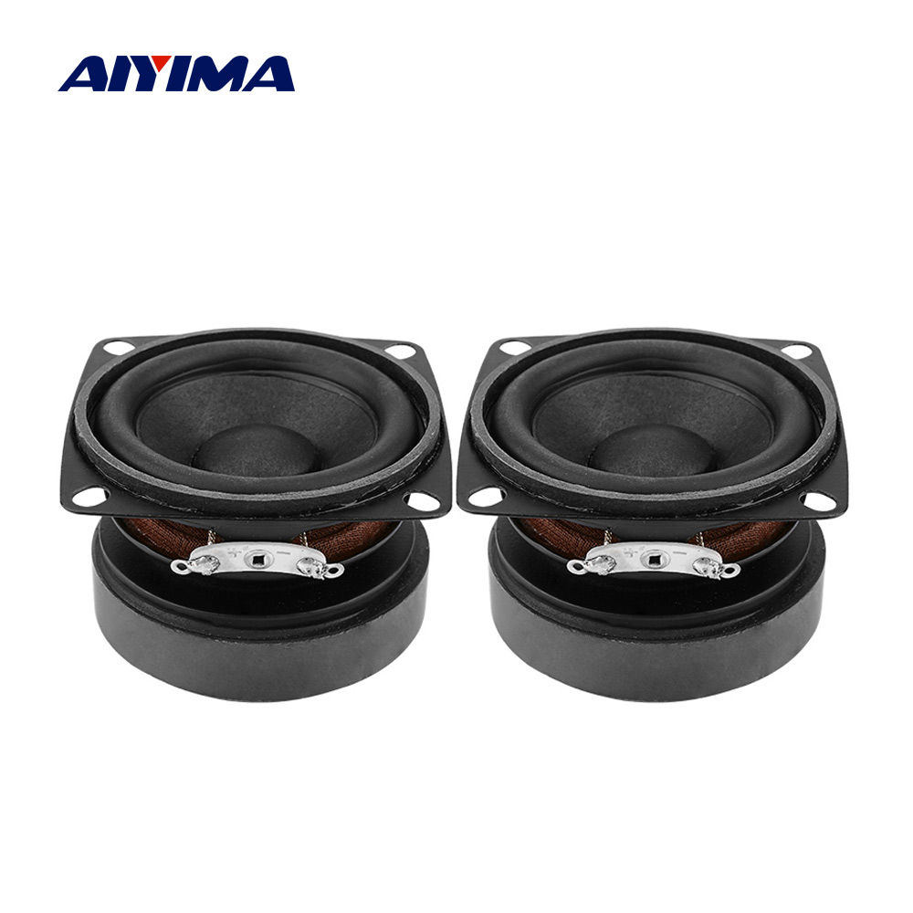 AIYIMA 2Pcs 53mm Audio Portable Speakers Full Range 4 Ohm 15 W Loudspeaker DIY S