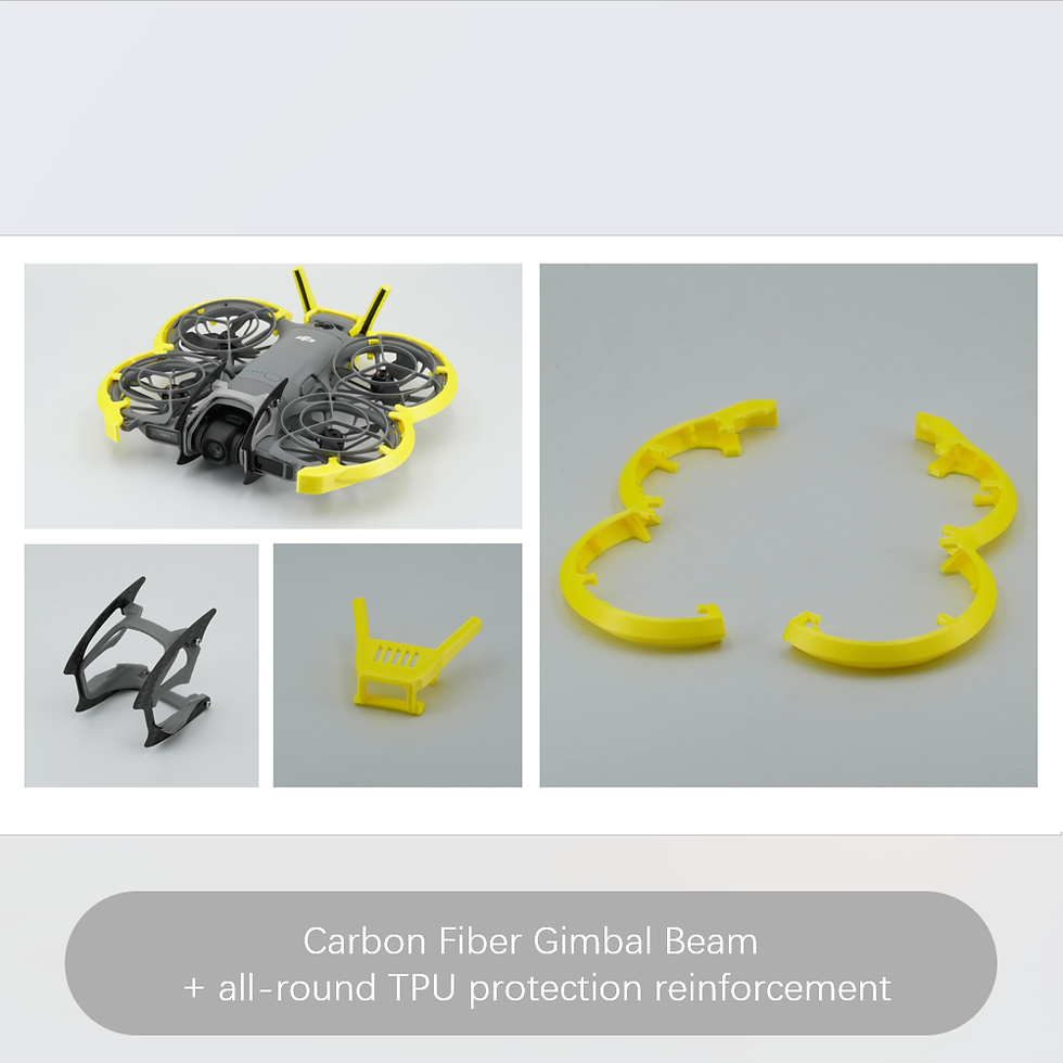 Thumbnail: Neo 2 Drone Protection Accessories Kit Propeller Guards, Cabon Fiber Bumper, Tai