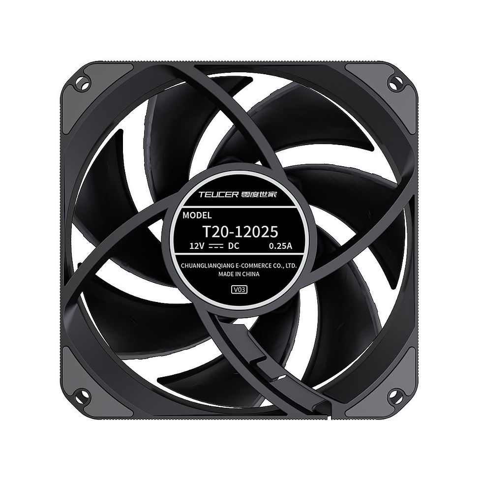 Thumbnail: Teucer T20 Chassis Fan 12cm High Air Volume Pwm High-Performance Computer Chassi