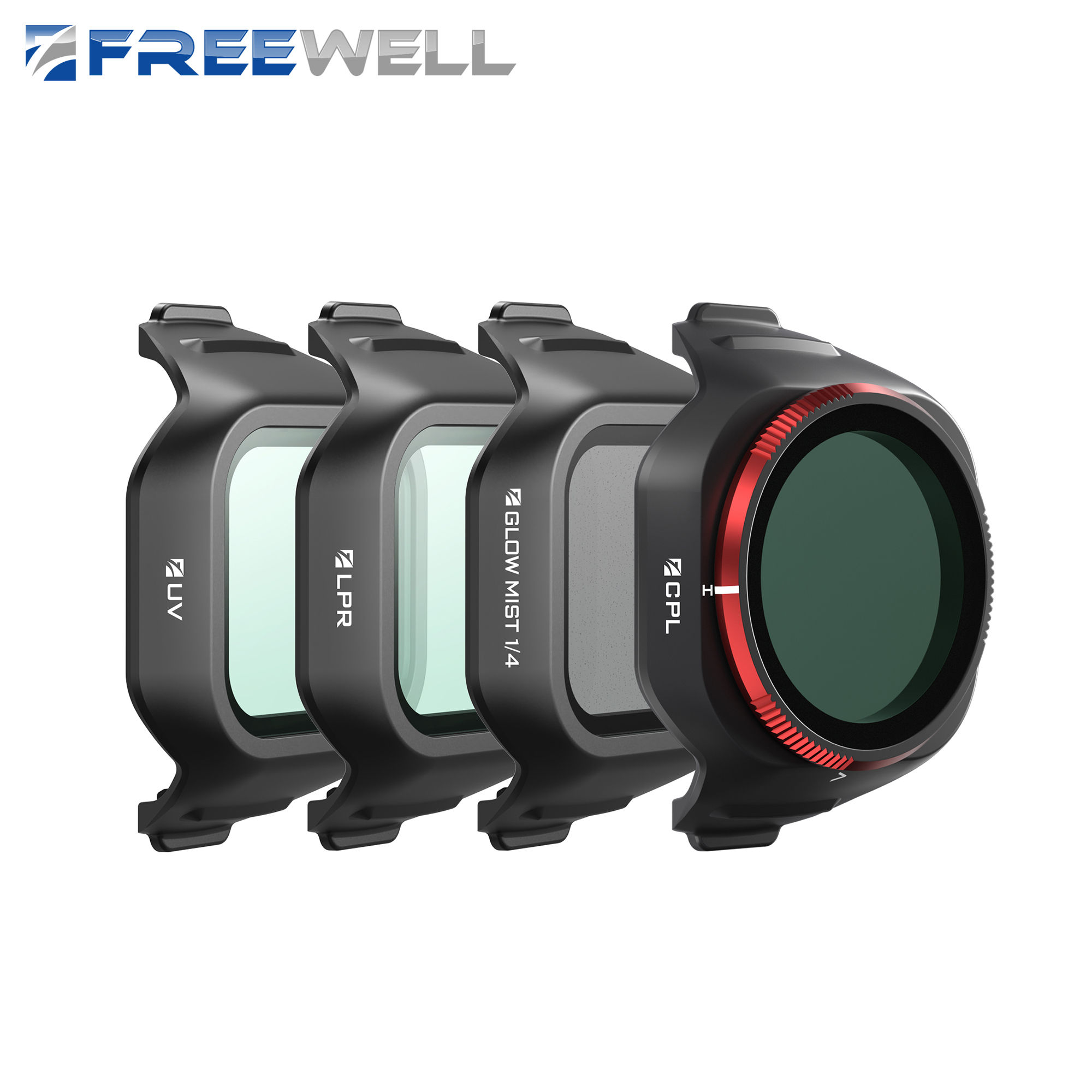 Freewell Everyday 4 Pack Filters for DJI Mini 5 Pro, Included UV, CPL, LPR and G