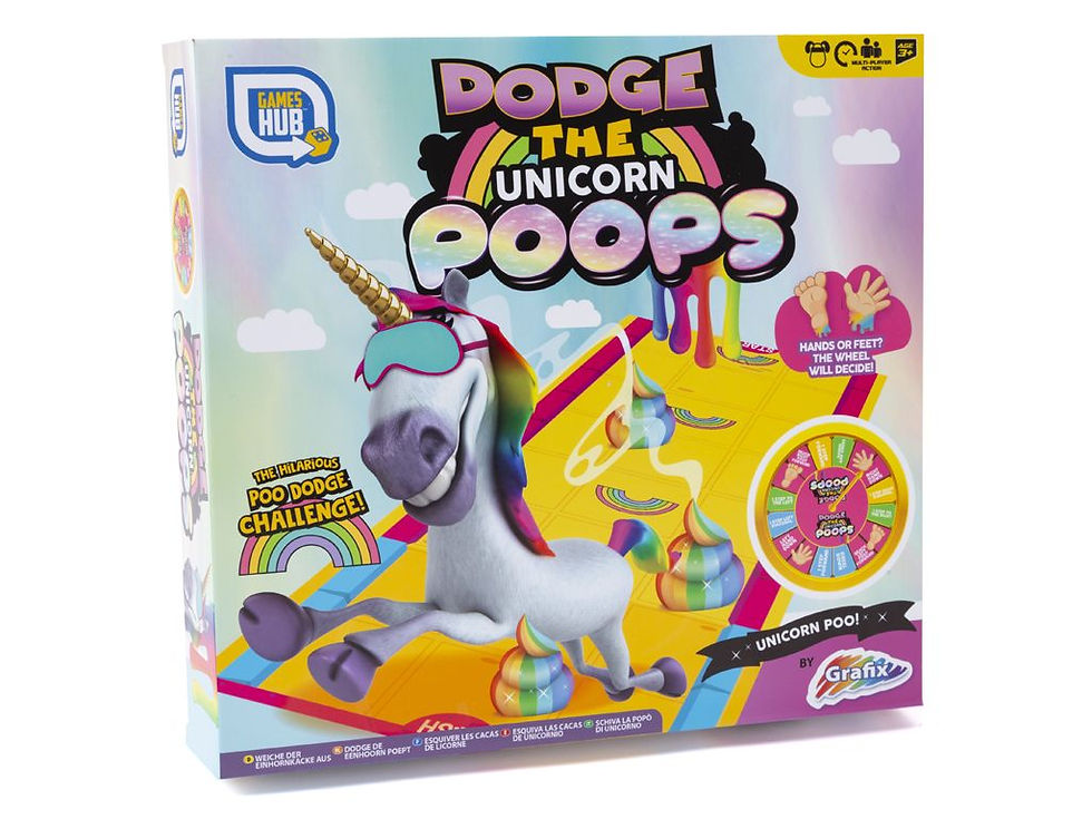 Dodge The Unicorn Poops Game lilybootoys
