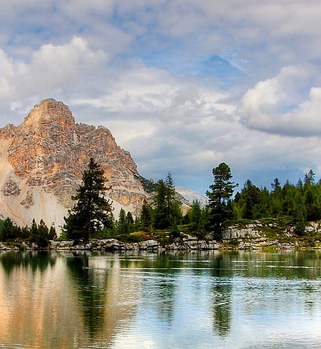 Mountain Lake Reflection