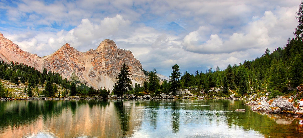 Mountain Lake Scene