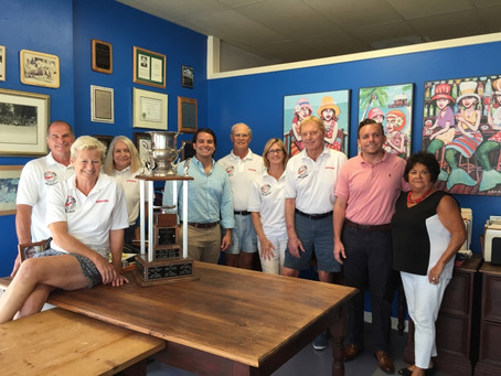 NAPLES JUNIOR CHAMBER TAKE OVER THE GREAT DOCK CANOE RACE