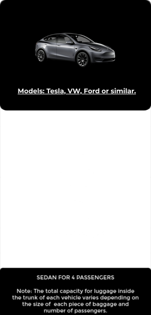 Your car selection
