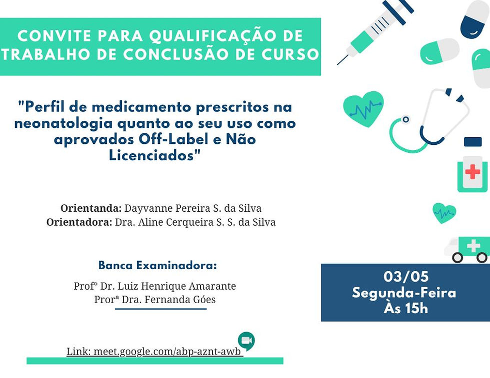 Exame de Qualificação do Trabalho de Conclusão de Curso