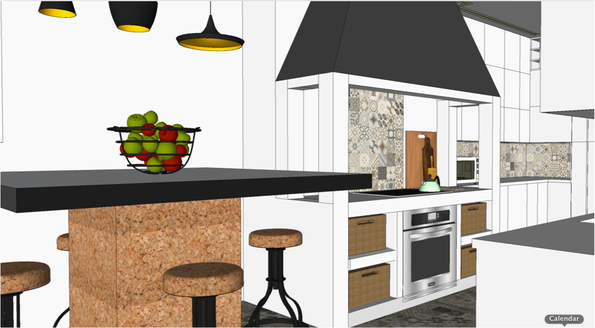 Cozinha Contemporânea Retro Lusa