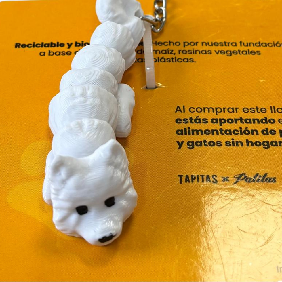 Miniatura: llavero perro