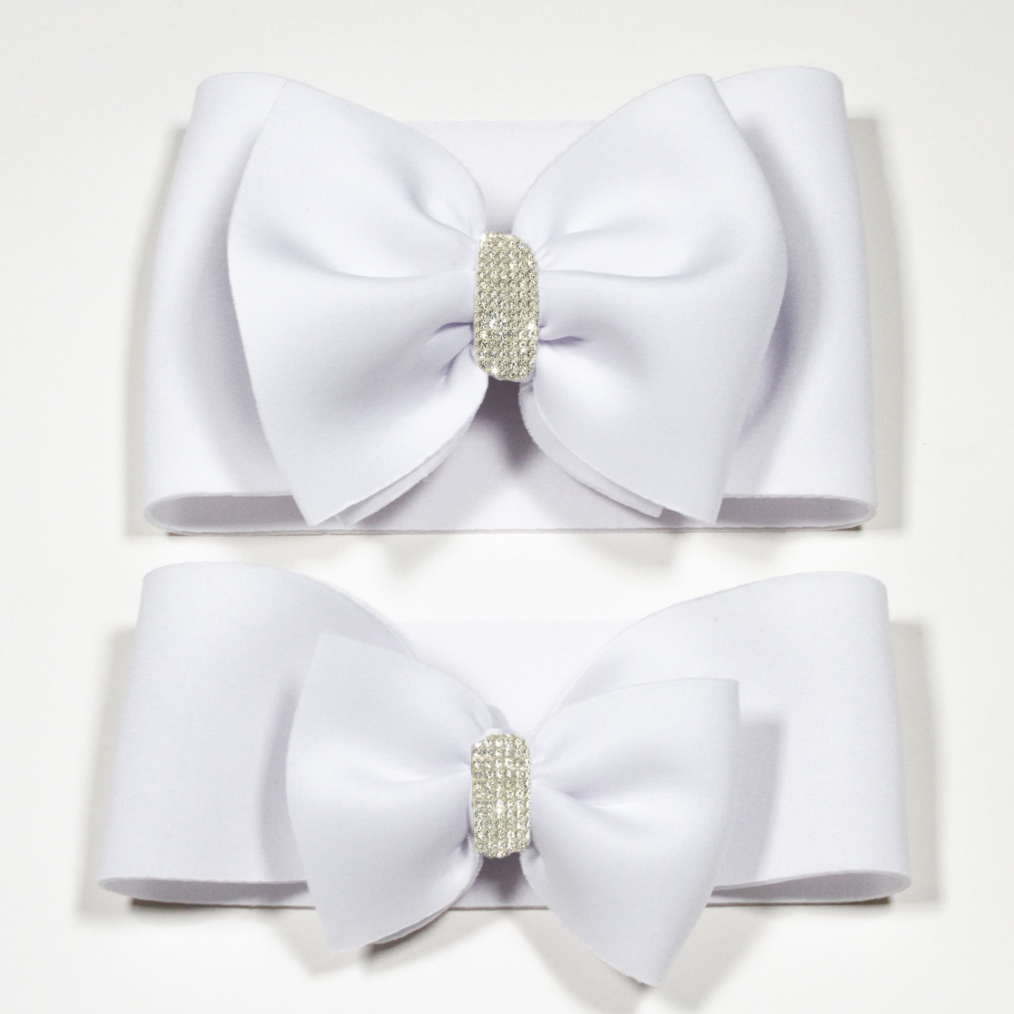 White BLING Headwrap