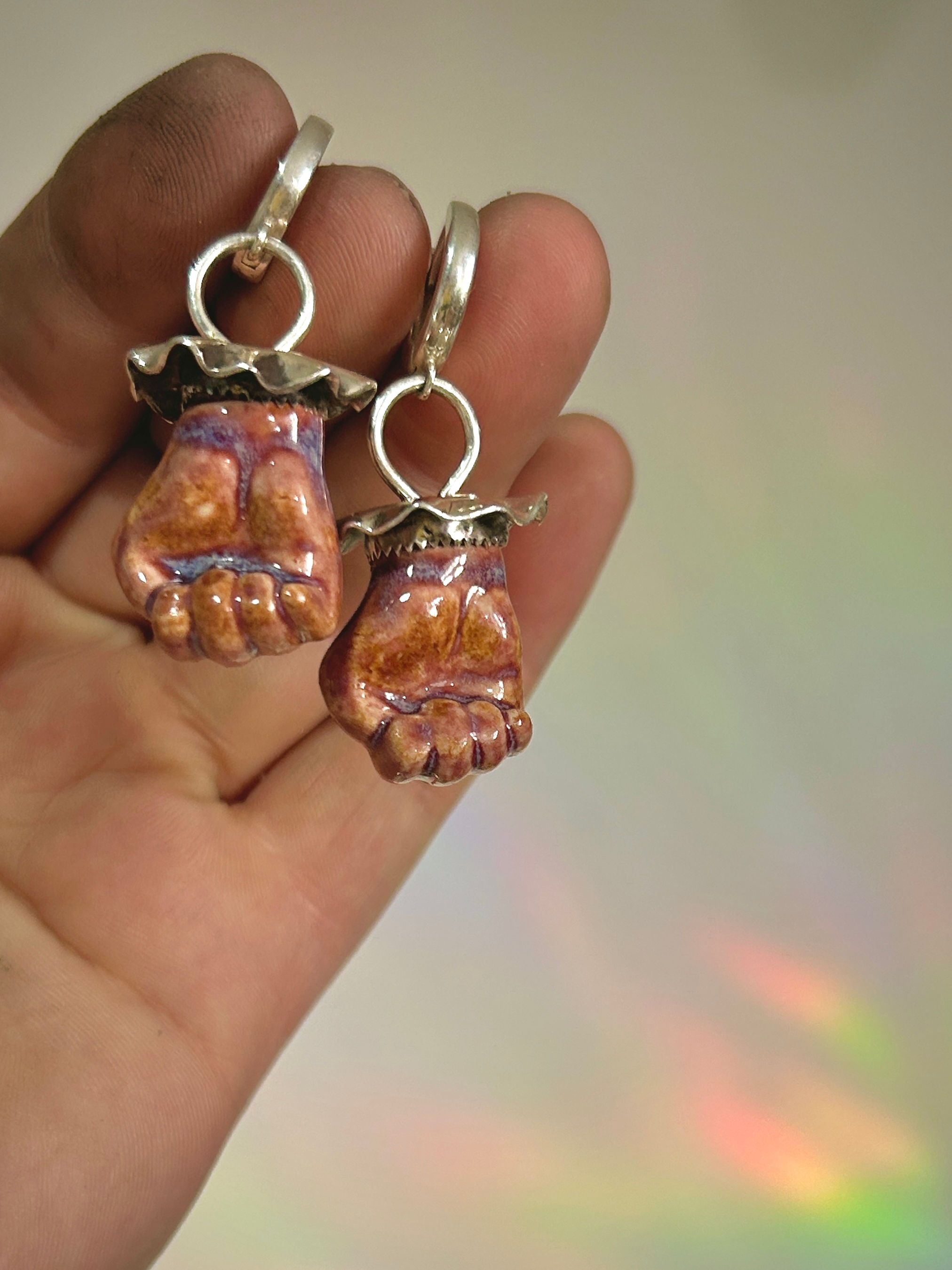 "catch these fists" Earrings