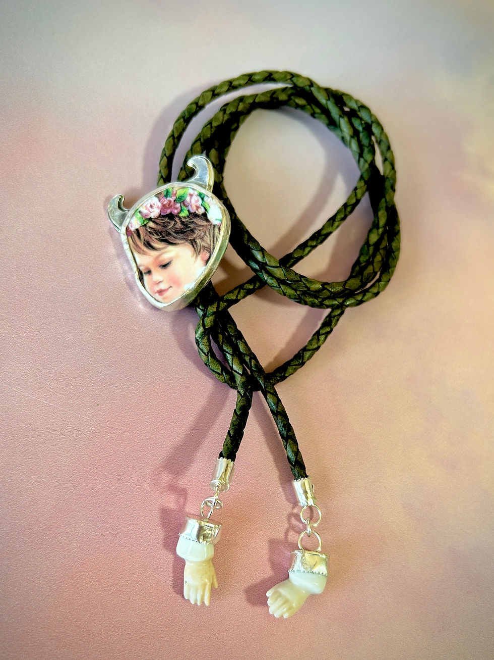 Thumbnail: "devilish angel" Bolo Tie