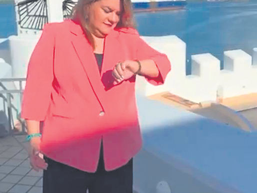 New Fortress Energy’s natural gas barge returns to port