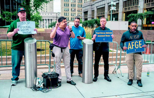 Trump orders have stripped nearly half a million federal workers of union rights