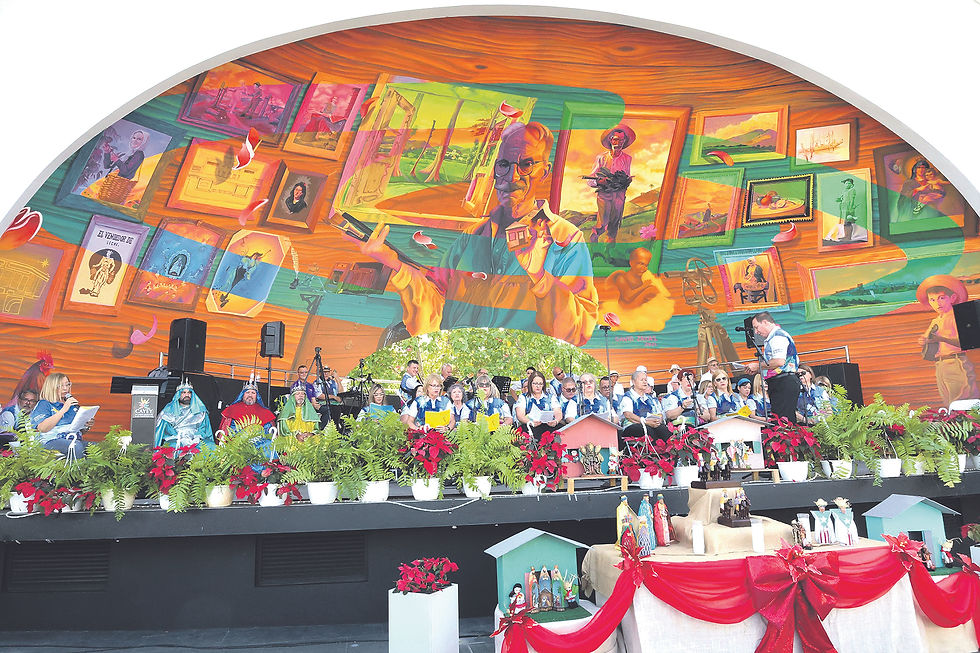 En un ambiente de esperanza, el Santo Rosario cantado fue interpretado hermosamente por la Coral Mercedaria de la Parroquia Nuestra Señora de la Merced de Cayey.