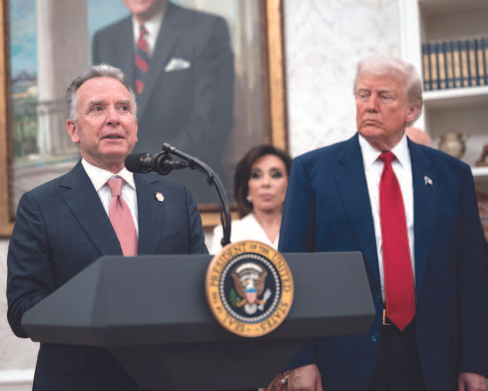 Steve Witkoff, the special envoy to the Middle East, speaks alongside President Donald Trump at the White House on May, 28, 2025. Amid mounting international anger over the dire humanitarian situation in Gaza, Witkoff is reportedly set to make his first trip to Israel in months on July 30, 2025. (Doug Mills/The New York Times).