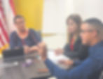 Jonathan Morales Adorno, president of the Federation of Long-Term Care Institutions, and Minerva Gómez, president of the Association of Owners of Long-Term Care Centers.