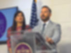 Sens. Marially González Huertas and Luis Javier Hernández Ortiz