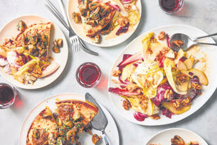 This 3-course vegetarian dinner is ready to party