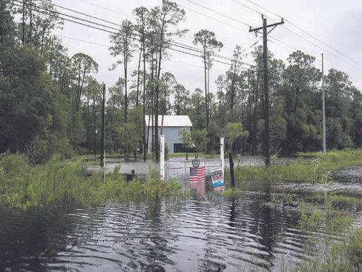 Debby moves into Georgia with intense rain