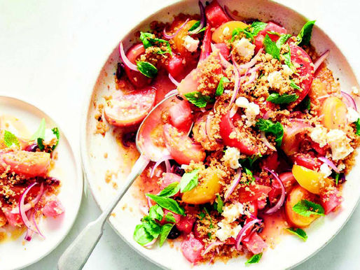This easy tomato-watermelon salad will help you beat the heat