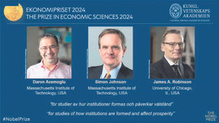 Three receive Nobel in economics for research on global inequality
