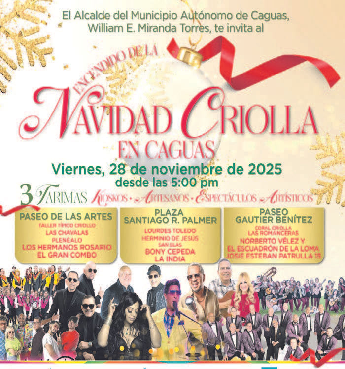 Caguas enciende la Navidad Criolla 2025 con música y tradición