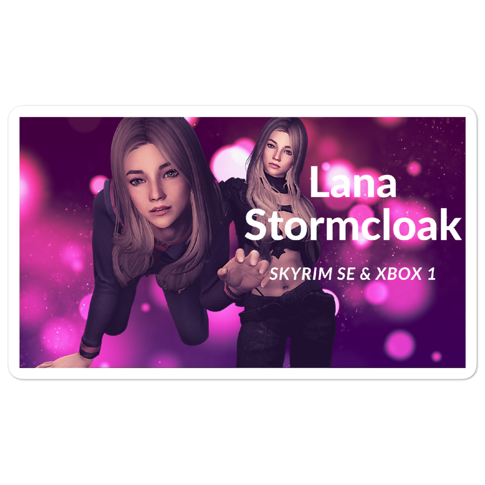 Lana Stormcloak Bubble-free stickers