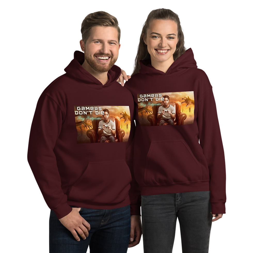 Thumbnail: Gamers Don't Die Unisex Hoodie